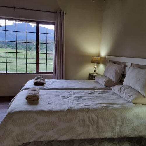 Twin bedroom Guest bedroom with twin beds, Plain Champagne Guest Farm